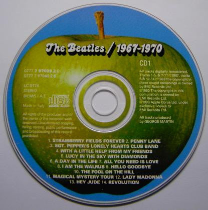 The Beatles – 1967-1970   ,  2 x CD , + 24 booklet