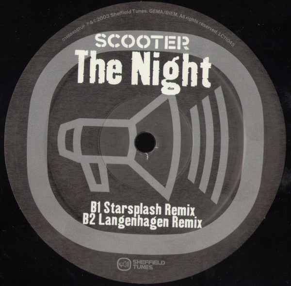 Scooter – The Night     ,  12", 45 RPM