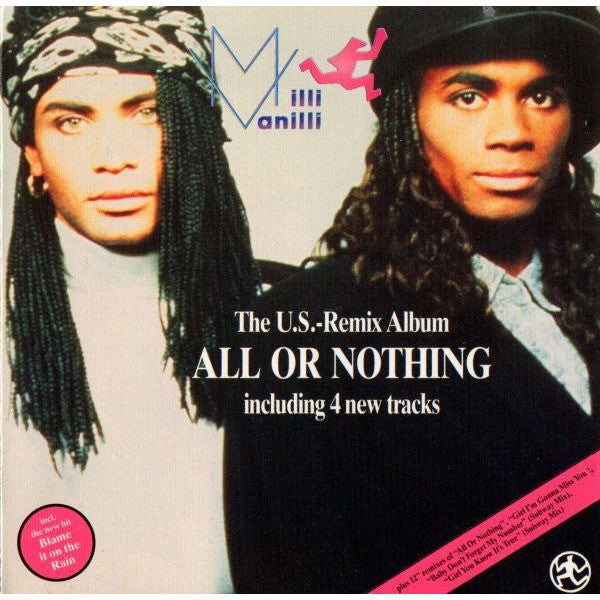 Milli Vanilli – All Or Nothing, Gatefold