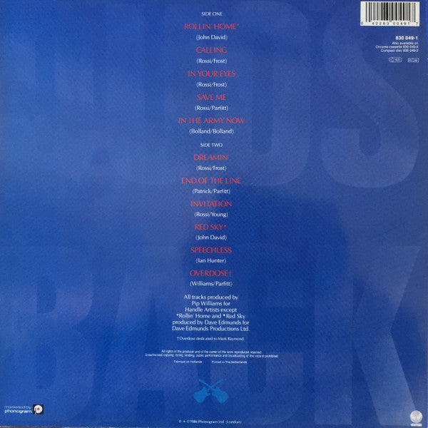 Status Quo – In The Army Now