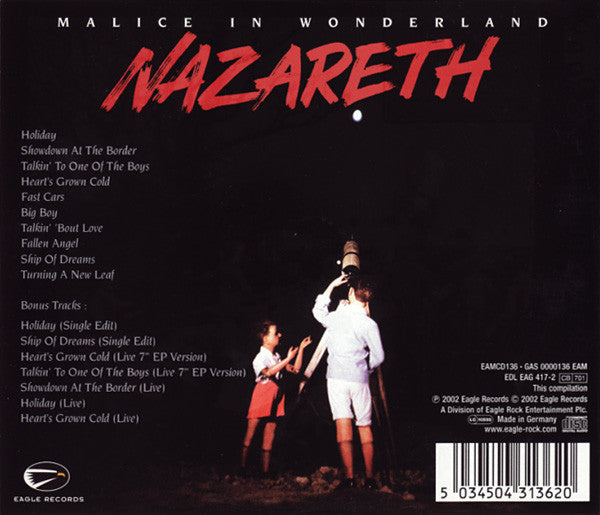 Nazareth – Malice In Wonderland, 30th Anniversary Edition
