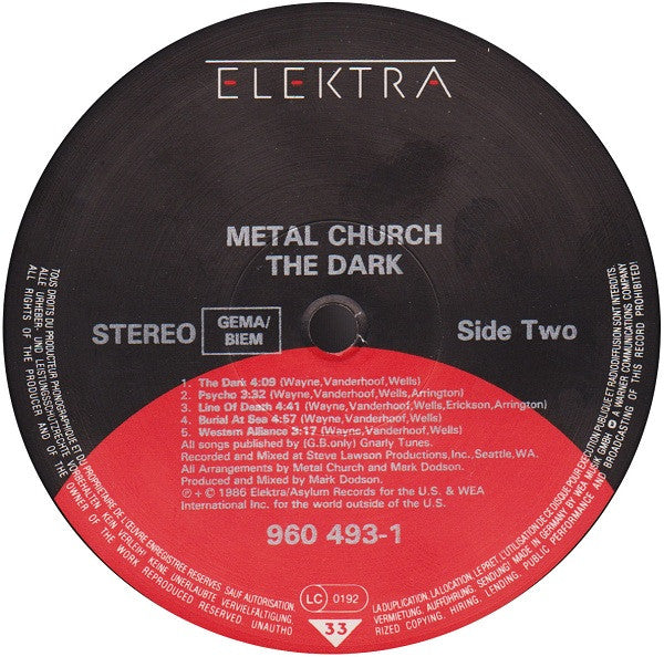 Metal Church – The Dark
