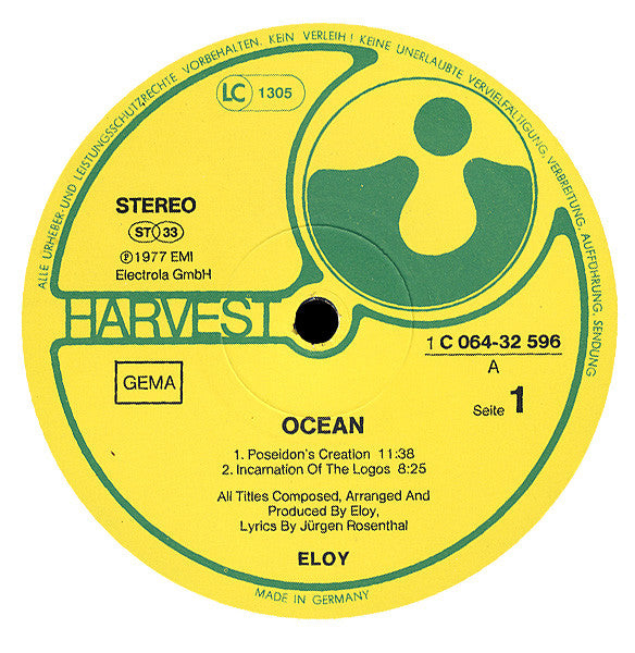Eloy – Ocean        Gatefold