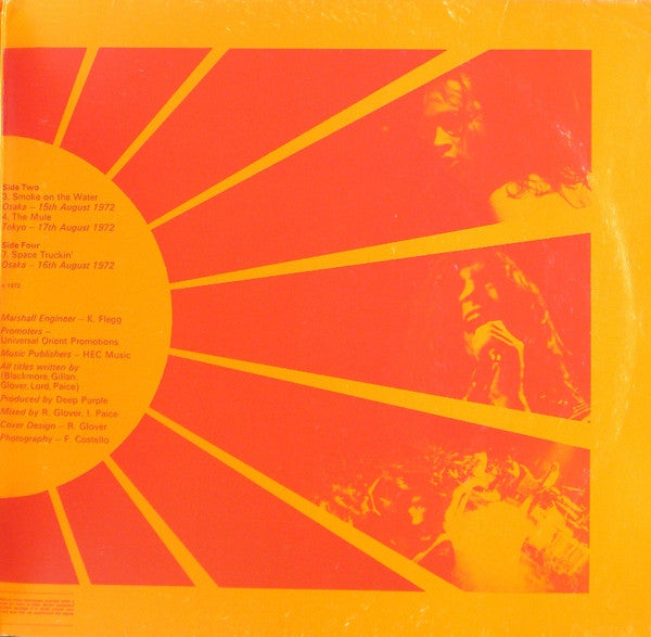 Deep Purple – Made In Japan       2LP  Gatefold