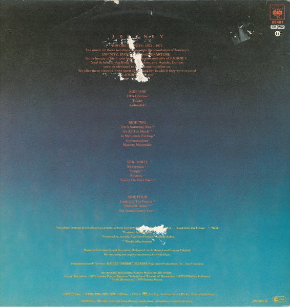 Journey ‎– In The Beginning 1975-1977    , 2LP , Gatefold