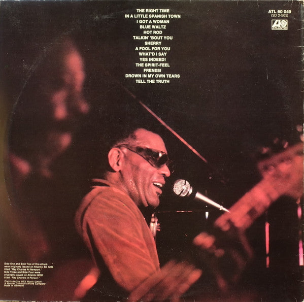 Ray Charles – Live, 2xLP, Gatefold