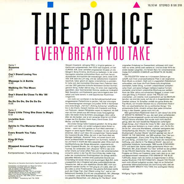 The Police ‎– Every Breath You Take (The Singles)