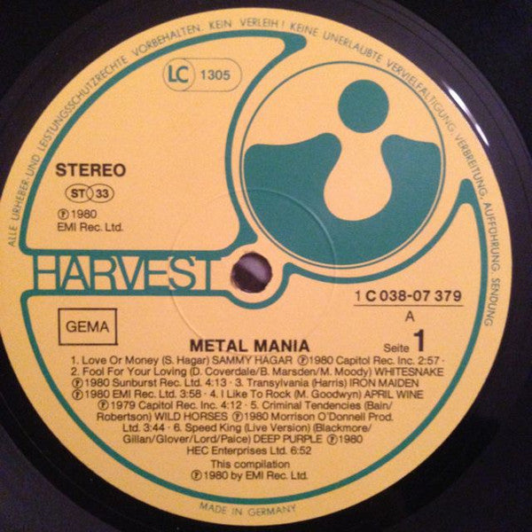Various – Metalmania
