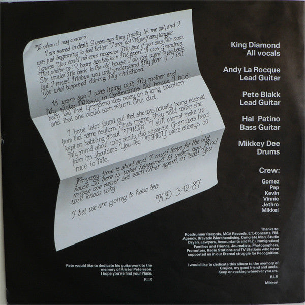 King Diamond ‎– "Them"