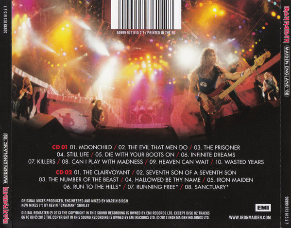 Iron Maiden – Maiden England '88  ,  2 CD