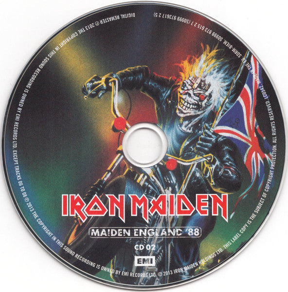 Iron Maiden – Maiden England '88  ,  2 CD