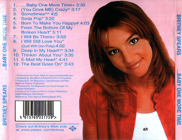 Britney Spears – …Baby One More Time  ,  CD