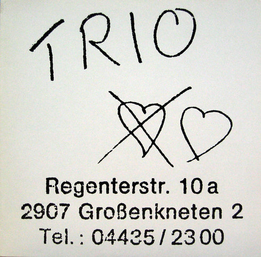 Trio – Trio   , 1 press , Germany