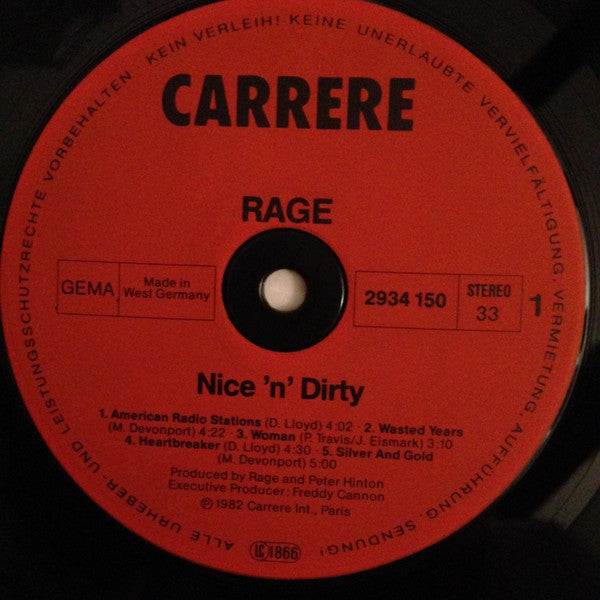 Rage  ‎– Nice 'N' Dirty