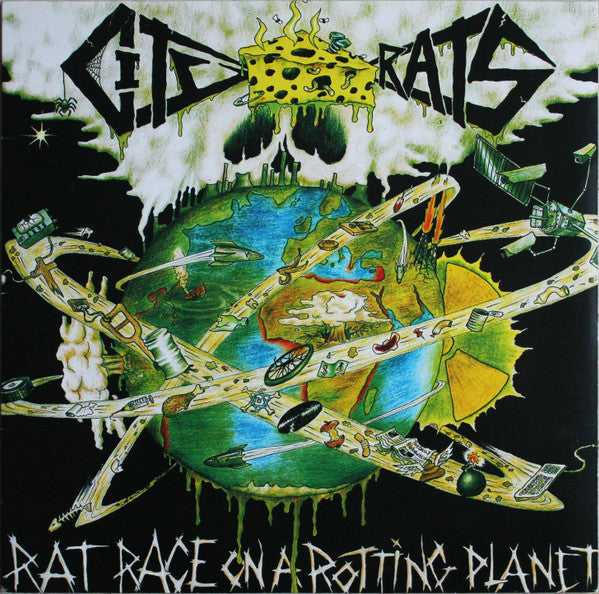 City Rats – Rat Race On A Rotting Planet, Blue Vinyl