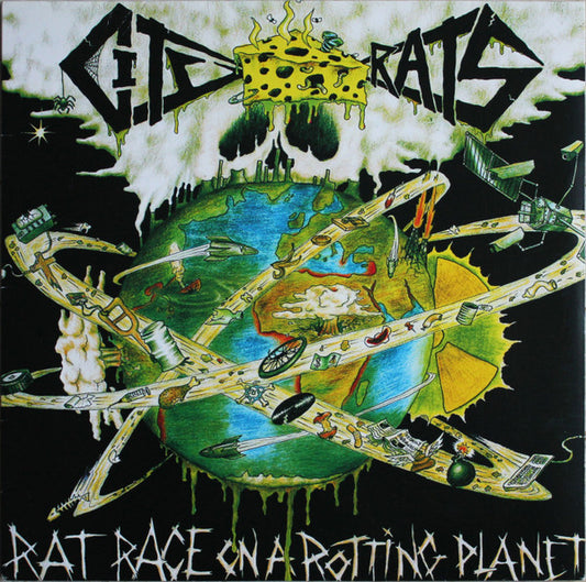 City Rats – Rat Race On A Rotting Planet, Blue Vinyl