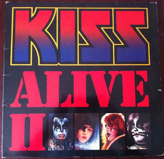 Kiss ‎– Alive II      , 2LP , Gatefold