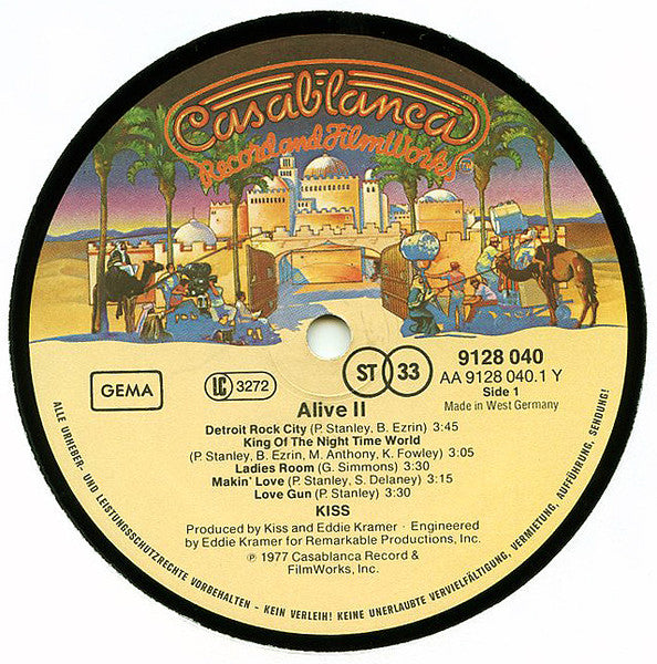 Kiss ‎– Alive II      , 2LP , Gatefold