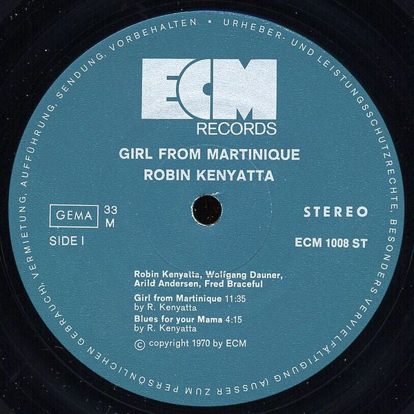 Robin Kenyatta – Girl From Martinique