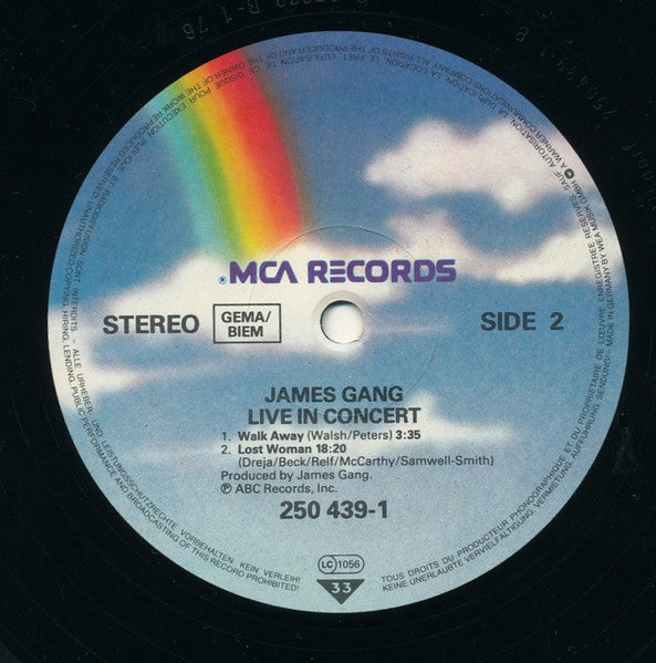 James Gang – Live In Concert