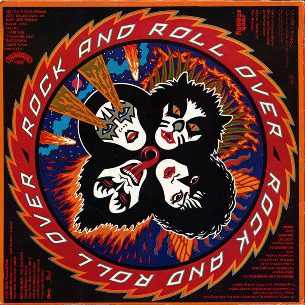 Kiss ‎– Rock And Roll Over