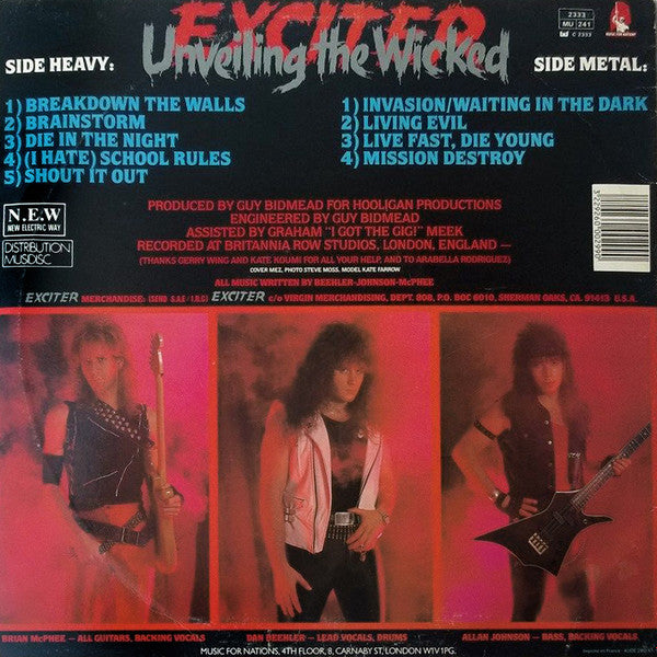 Exciter ‎– Unveiling The Wicked