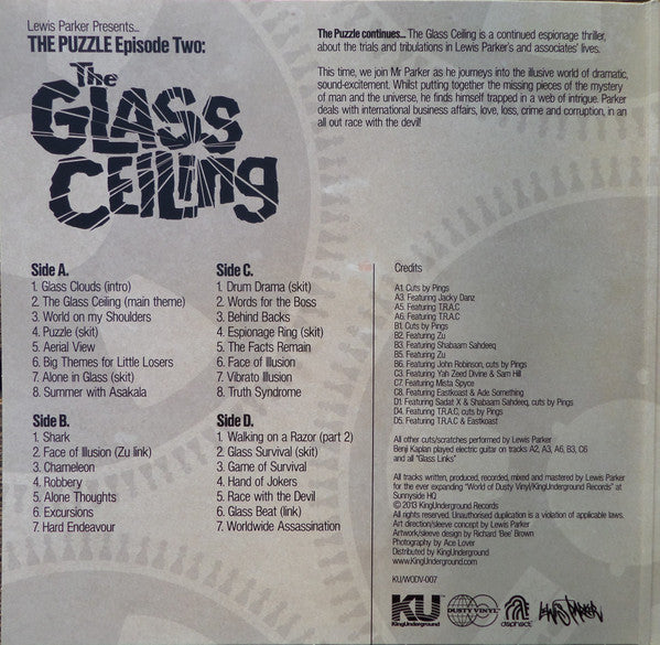 Lewis Parker – The Puzzle Episode Two: The Glass Ceiling, 2xLP, Gatefold, 1st Press UK