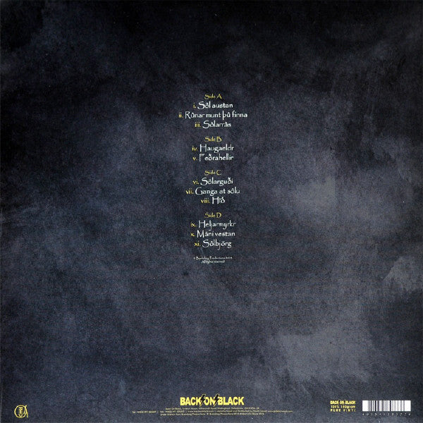 Burzum – Sôl Austan, Mâni Vestan  ,  2 LP, Gatefold