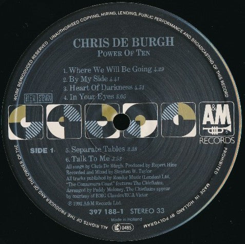 Chris de Burgh – Power Of Ten