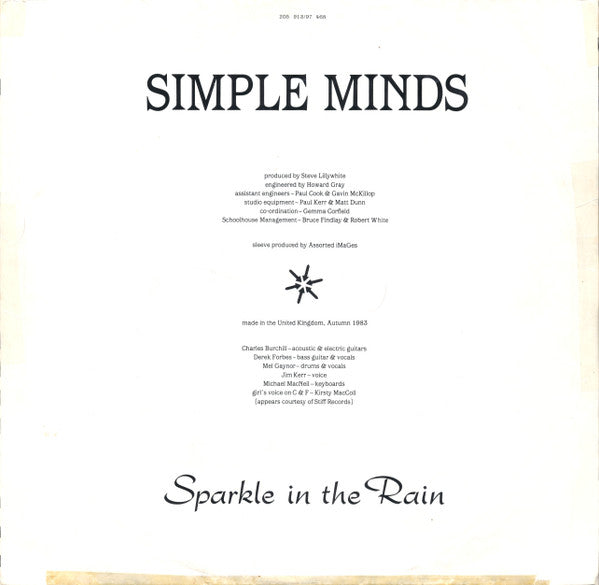 Simple Minds – Sparkle In The Rain