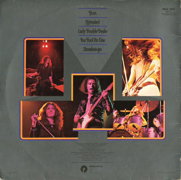Deep Purple – Made In Europe, Gatefold