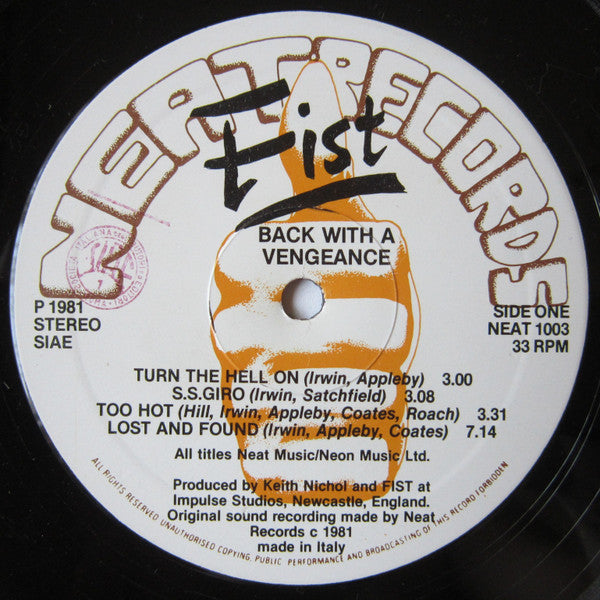 Fist  – Back With A Vengeance