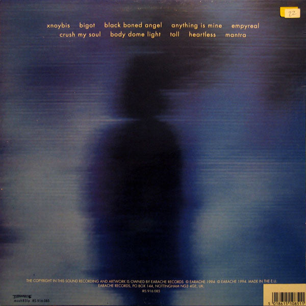 Godflesh ‎– Selfless  ,  1 press , UK