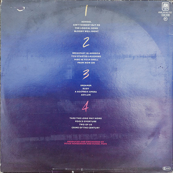 Supertramp  Paris     2LP  Gatefold