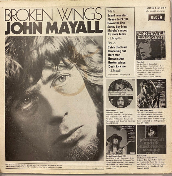 John Mayall ‎– Broken Wings