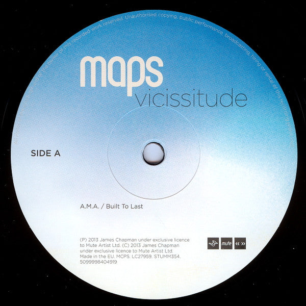 Maps – Vicissitude   ,  2 LP + CD