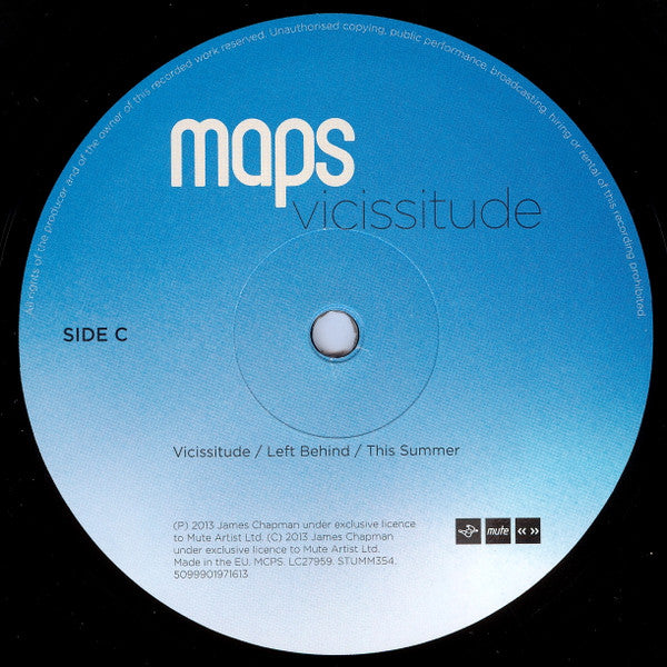 Maps – Vicissitude   ,  2 LP + CD