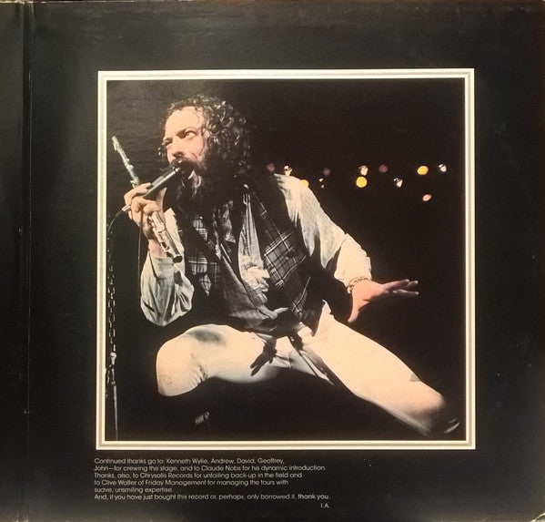 Jethro Tull – Live - Bursting Out  ,  2 LP , Gatefold US press