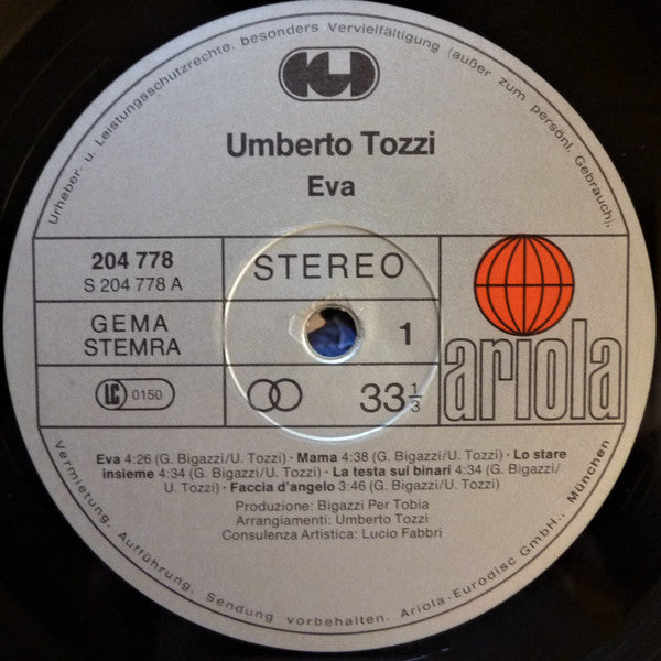 Umberto Tozzi – Eva