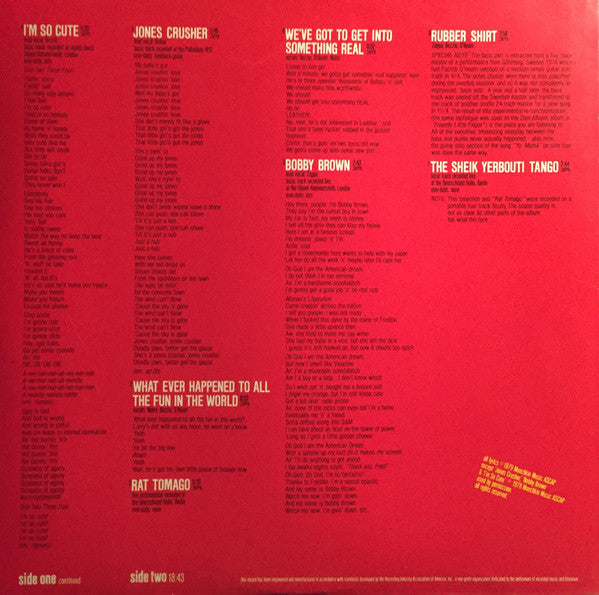 Frank Zappa – Sheik Yerbouti    , 2xLP , Gatefold