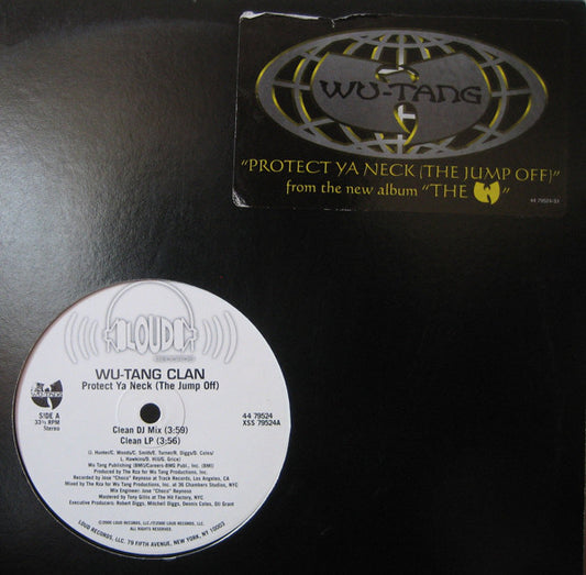 Wu-Tang Clan – Protect Ya Neck (The Jump Off), 	 Vinyl, 12", 33 ⅓ RPM