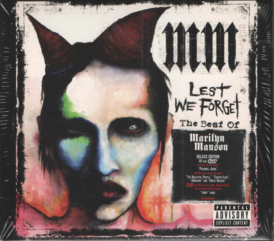 Marilyn Manson – Lest We Forget - The Best Of, CD, DVD, Digipak