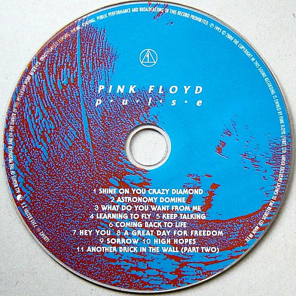 Pink Floyd – Pulse   ,  2 CD