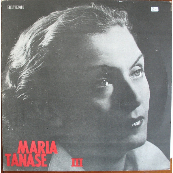 Maria Tănase – Din Cîntecele Mariei Tănase (III), Black labels