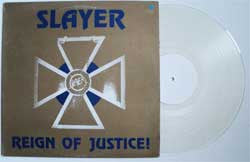 Slayer – Reign Of Justice!   , clear vinyl