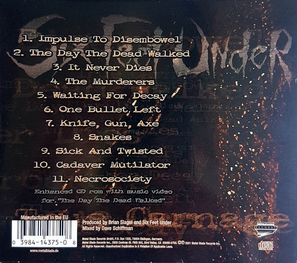 Six Feet Under – True Carnage  ,  CD , Enhanced, Limited Edition, Digipak