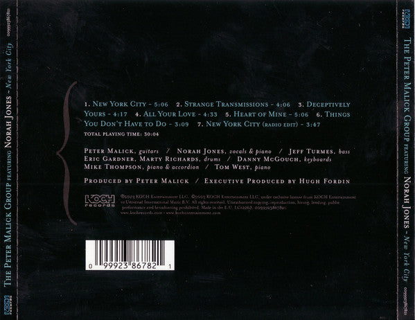 The Peter Malick Group Featuring Norah Jones – New York City