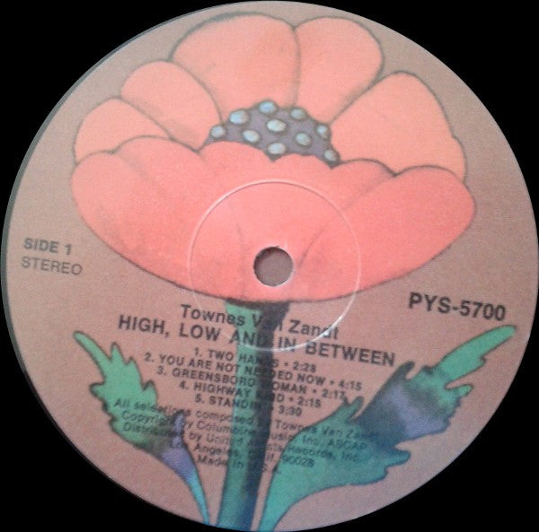 Townes Van Zandt – High, Low And In Between