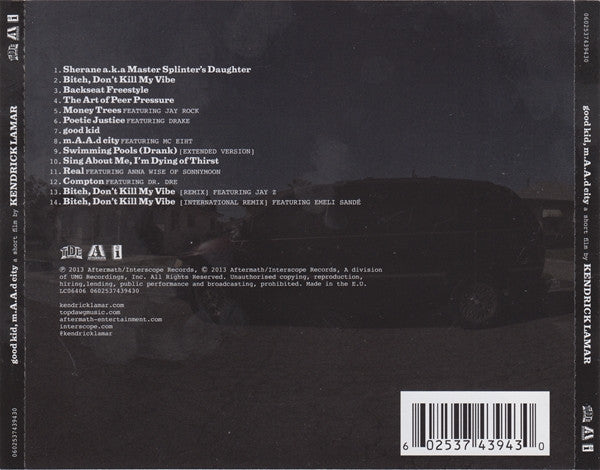Kendrick Lamar – Good Kid, M.A.A.D City