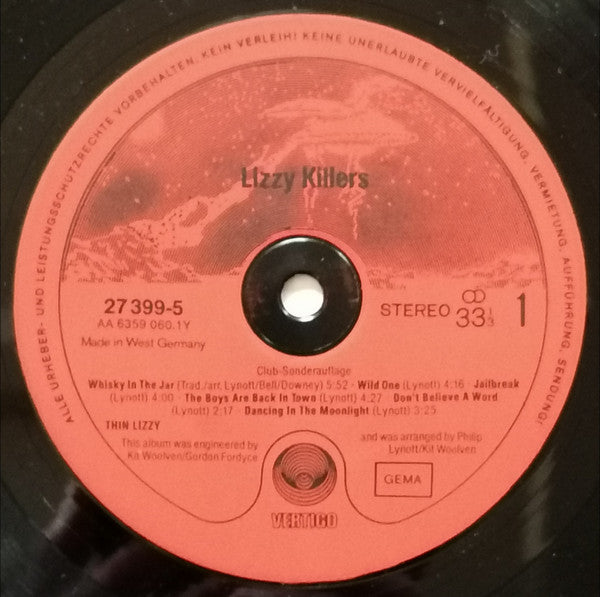 Thin Lizzy – Lizzy Killers   ,  Club Edition